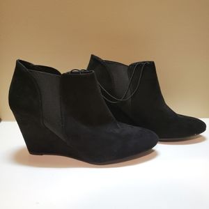 Wedge booties.